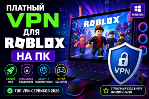 Платный VPN для Роблокса на ПК