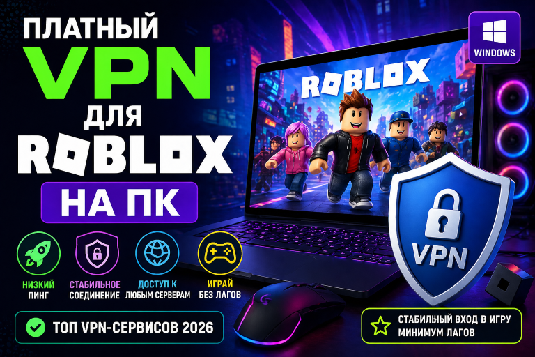 Платный VPN для Роблокса на ПК