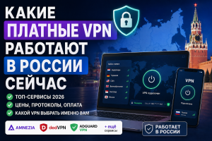 Какие платные VPN работают в России сейчас