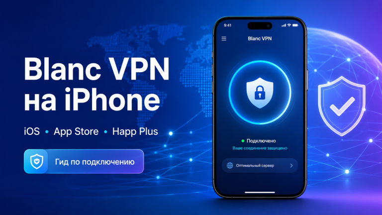 Blanc VPN на iPhone: как скачать и подключить на iOS
