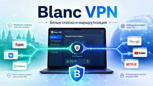 Blanc VPN: белые списки, маршрутизация и раздельное туннелирование